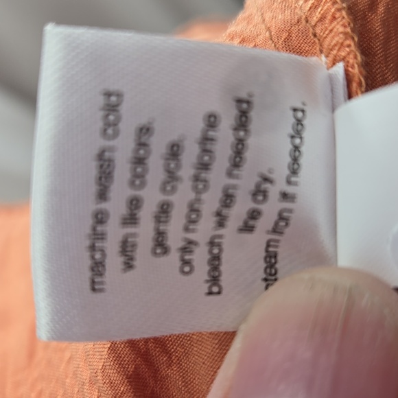 Elizabeth And James Coral Jacquard Flare Sleeve Off The Shoulder Blouse Size XS - Picture 13 of 15